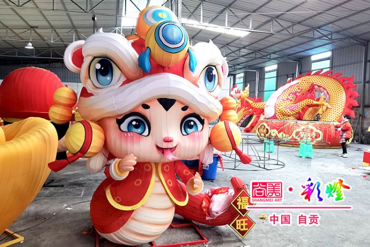 蛇年彩燈花燈做什么樣的造型最吸引游客？